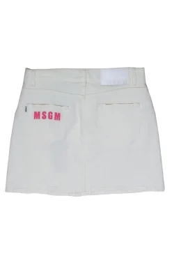 MSGM - White Mini Skirt Sz 8