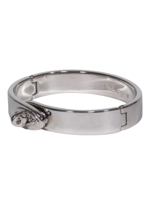 Mulberry - Silver "Bayswater Metal Slim" Bracelet Sz S