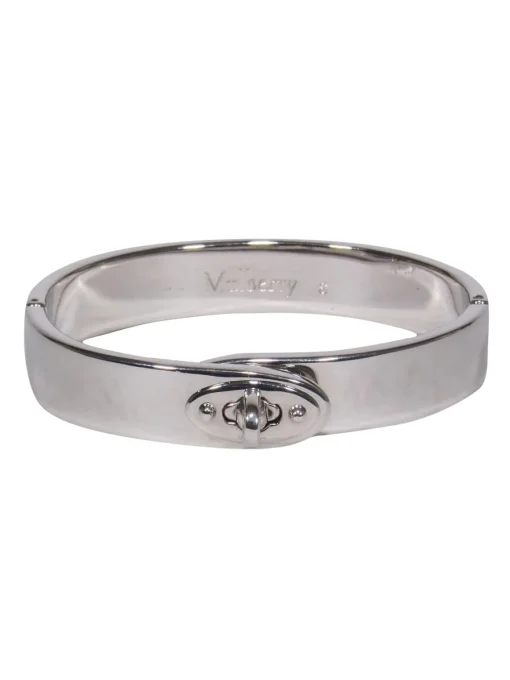 Mulberry - Silver "Bayswater Metal Slim" Bracelet Sz S