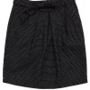 Nanette Lepore - Black & Tan Dot Wool Skirt Sz 4