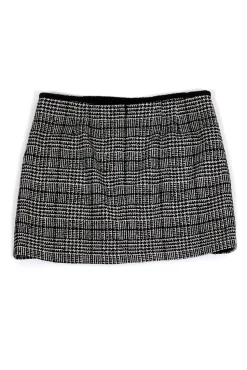 Nanette Lepore - Black & White Tweed Skirt Sz 12