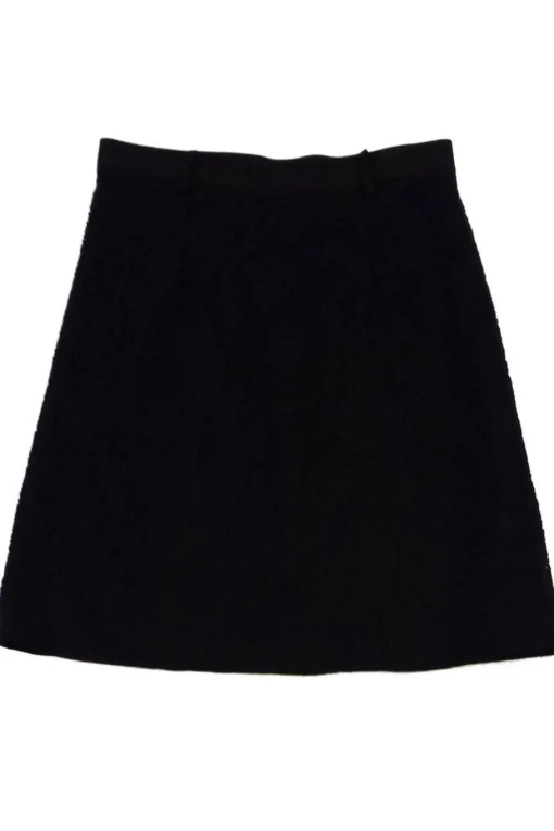 Nanette Lepore - Black Paisley Print Skirt Sz 8
