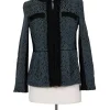 Nanette Lepore - Grey & Black Lace Jacket Sz 6