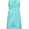 Nanette Lepore - Mint Green Smock Dress w/ Crochet Bib Sz 6
