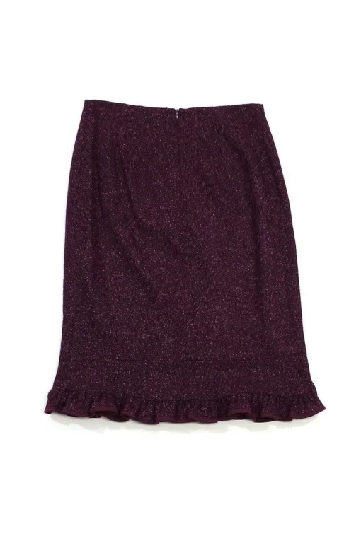 Nanette Lepore - Purple Tweed Skirt Sz 2
