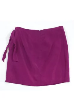 Nanette Lepore - Violet Ruffle Bow Silk Skirt Sz 6