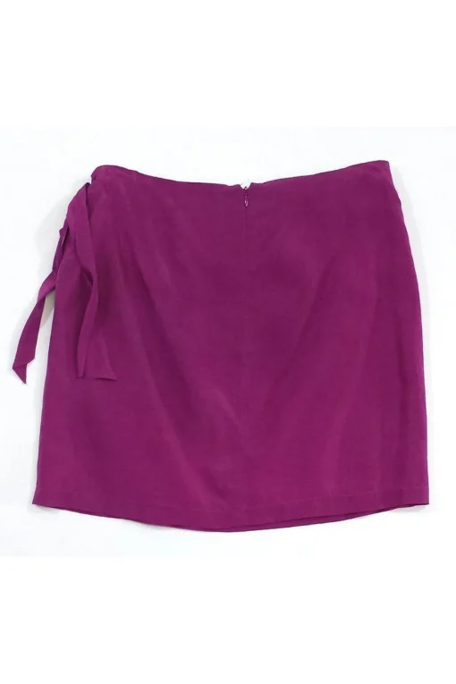 Nanette Lepore - Violet Ruffle Bow Silk Skirt Sz 6