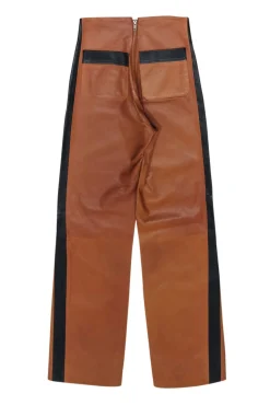 Napoleon - Tan & Black Leather Pants Sz XS