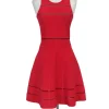 Nicole Miller Artelier - Hot Pink Flared Dress Sz S