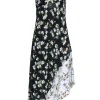 Off-White - Black & Yellow  Logo Print Dress Sz 6