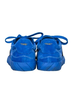 Off-White - Blue Suede Chunky Sneaker Sz 11