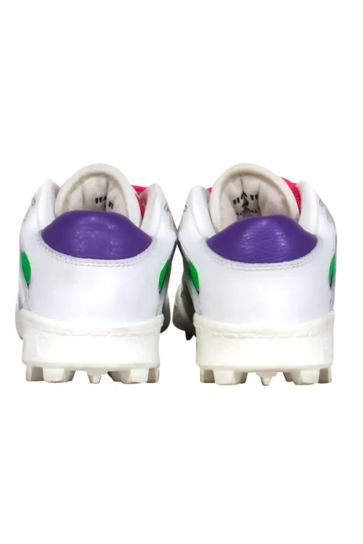 Off-White - White & Multicolored Leather "Mountain Cleats" Sz 6