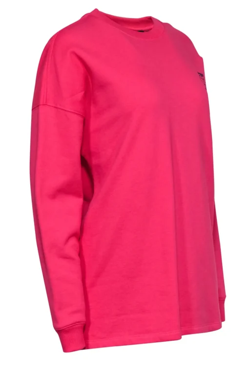 Opening Ceremony - Bright Pink "French Rose" Oversized Sweatshirt Sz XS