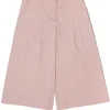 Oscar De La Renta - Blush Pink Wide Crop Pant Sz 10