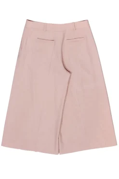 Oscar De La Renta - Blush Pink Wide Crop Pant Sz 10