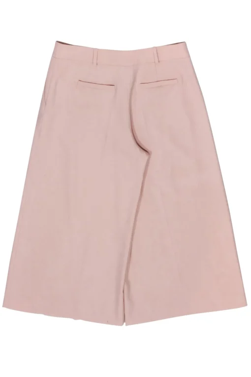 Oscar De La Renta - Blush Pink Wide Crop Pant Sz 10