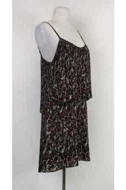 Parker - Printed Pleated Dress Sz M