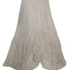 Patbo - Cream Open Fishnet Maxi Skirt Sz S