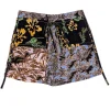 3.1 Phillip Lim - Blue, Black, Beige, Yellow, & Green Multi Print Shorts Sz 8