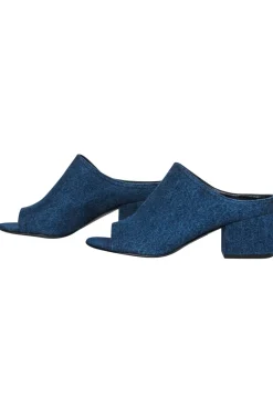 3.1 Phillip Lim - Blue Denim Open Toe Mule Heels Sz 6
