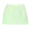 3.1 Phillip Lim - Green & White Marbled Miniskirt Sz 4