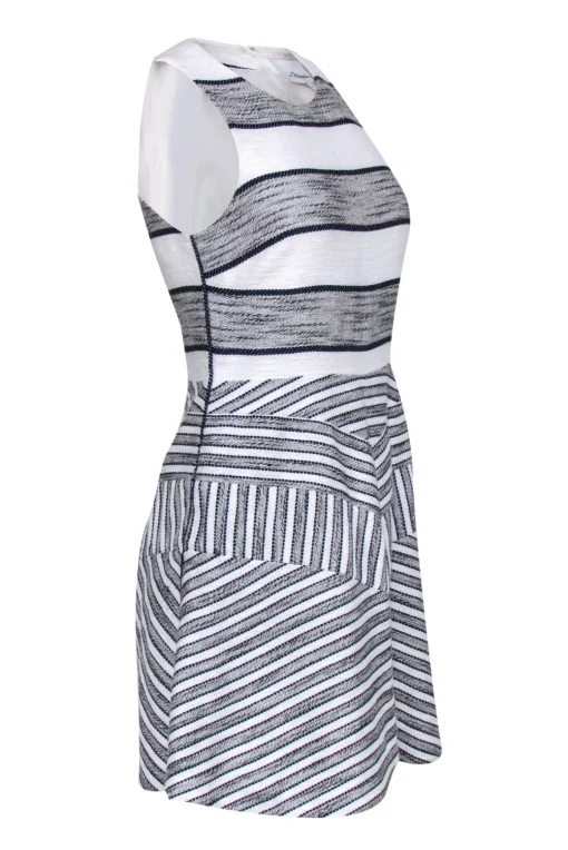 3.1 Phillip Lim - Ivory, Navy, & Black Sleeveless Dress Sz 6