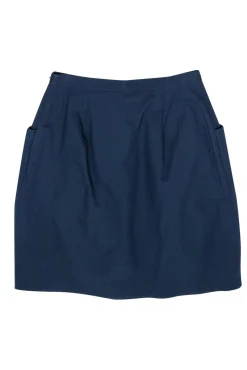 3.1 Phillip Lim - Navy Miniskirt w/ Hook Accents Sz 4