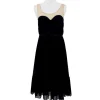 3.1 Phillip Lim - Nude & Black Silk Dress w/ Embellished Waist Sz 0