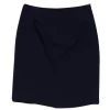 Piazza Sempione - Navy Gathered Skirt Sz 10