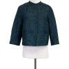 Piazza Sempione - Teal & Blue Brocade Jacket Sz 6