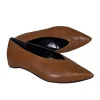 Pierre Hardy - Tan Leather Pointed Toe Flats Sz 11