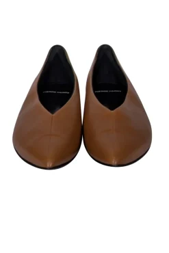 Pierre Hardy - Tan Leather Pointed Toe Flats Sz 11