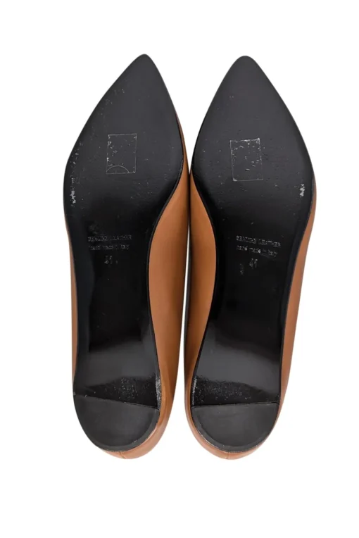 Pierre Hardy - Tan Leather Pointed Toe Flats Sz 11