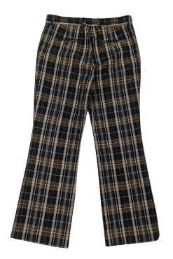 Plan C - Green Plaid Straight Leg Dress Pants Sz 8