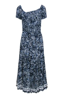 Poupette St Barth - Blue & White Tie-Dye Maxi Dress Sz M