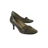 Pour La Victoire - Taupe Patent Leather Bow Pumps Sz 6