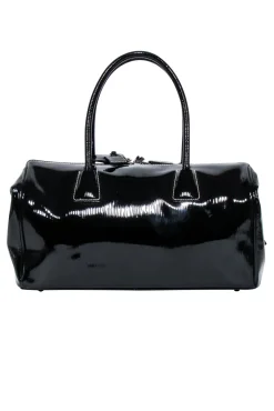 Prada - Black Textured Leather Bag