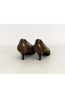 Prada - Brown Pointed Toe Heels Sz 6