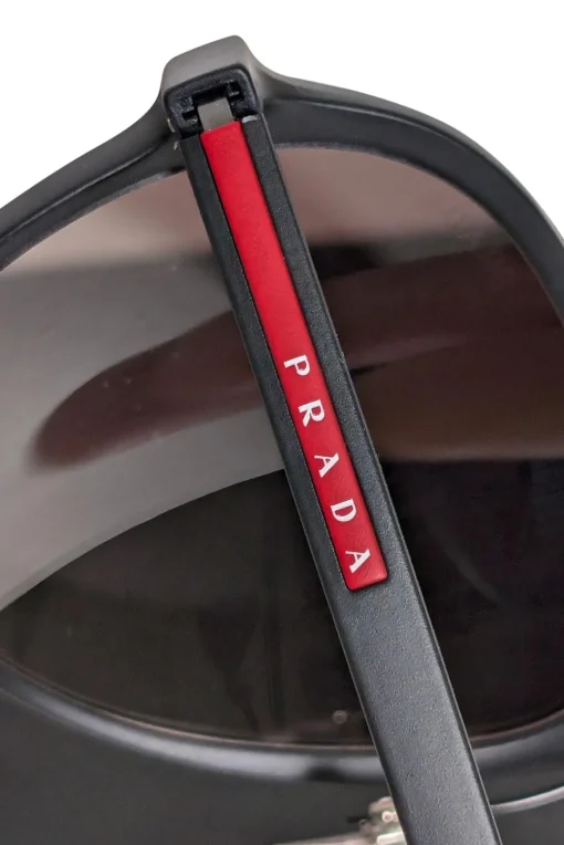 Prada - Matte Black Aviator Sunglasses