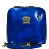 Pratesi - Cobalt Blue Leather Crossbody w/ Logo