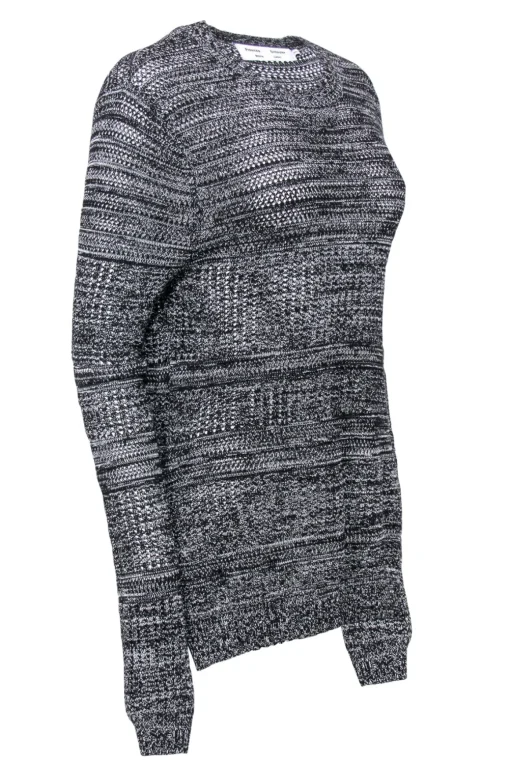 Proenza Schouler - Black & White Knit Sweater Sz XL