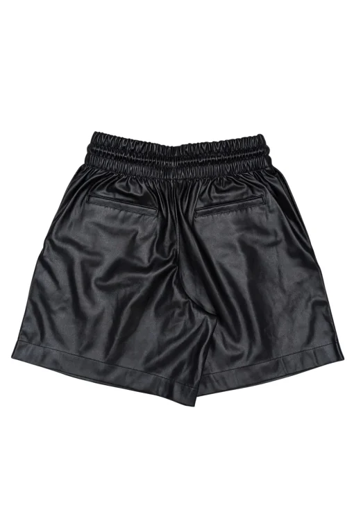 Proenza Schouler - Black Faux Leather Shorts Sz S