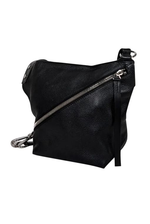 Proenza Schouler - Black Pebbled Leather Crossbody Bag