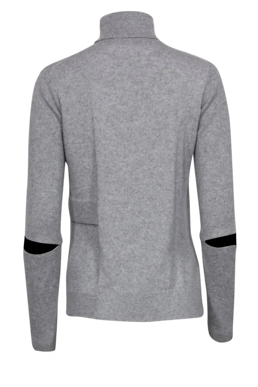 Proenza Schouler - Grey Wool & Cashmere Blend Turtleneck Sweater Sz S