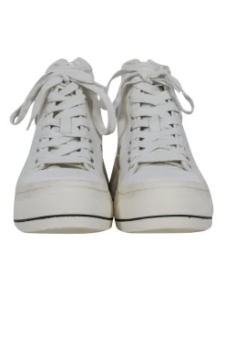 R13 - Ivory "Kurt" High Top Sneakers Sz 8