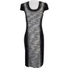Rachel Roy - Black & White Tweed Short Sleeve Dress Sz 8