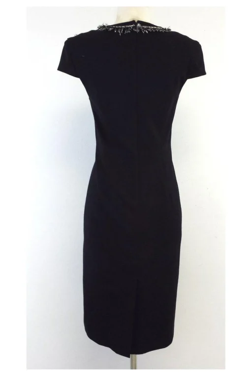 Rachel Roy - Black & White Tweed Short Sleeve Dress Sz 8