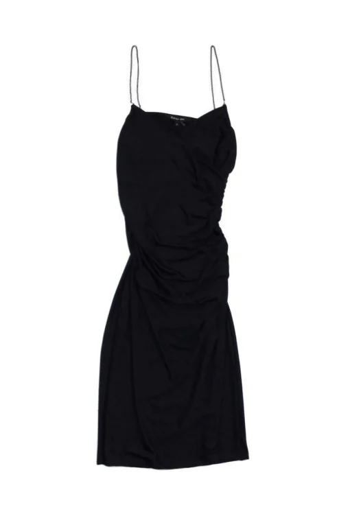 Rachel Roy - Black Ruched & Draped Dress Sz 2