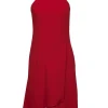 Rachel Roy - Red Sleeveless Midi Layered Bottom Dress Sz 2