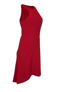Rachel Roy - Red Sleeveless Midi Layered Bottom Dress Sz 2
